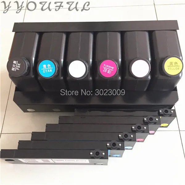 6 цветов ультрафиолетовая чернильная система для Roland XJ640/XJ740/RS640/RA640 Mimaki JV33 JV5 Mutoh CISS