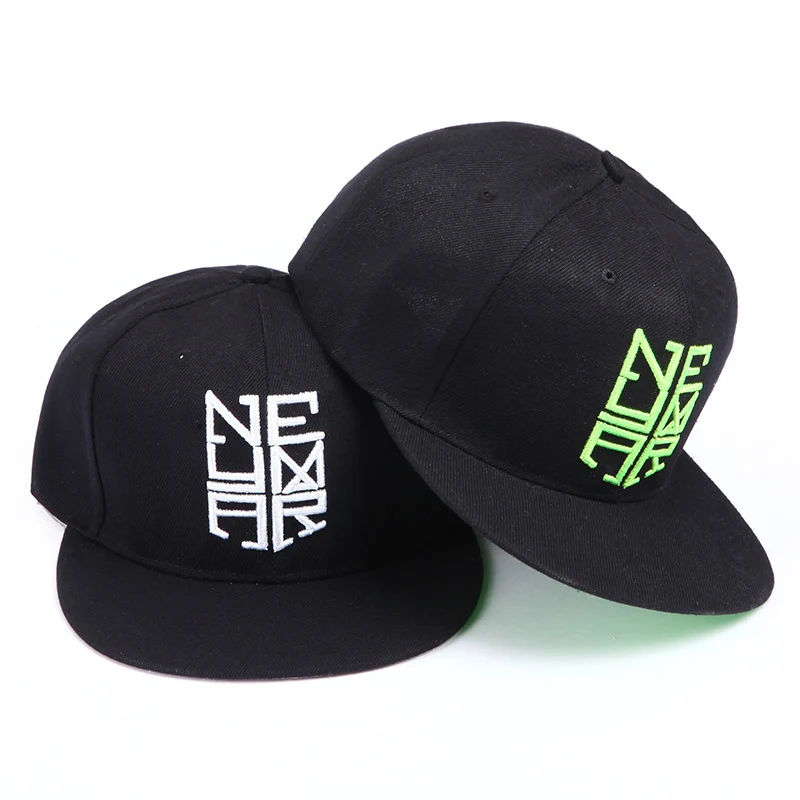Unisex Letter Embroidery Baseball Cap Neymar Da Silva Hip Hop Hat Outdoor Sports Sun Flat Neymar Fashion Metal Snapback CP0101 (10)