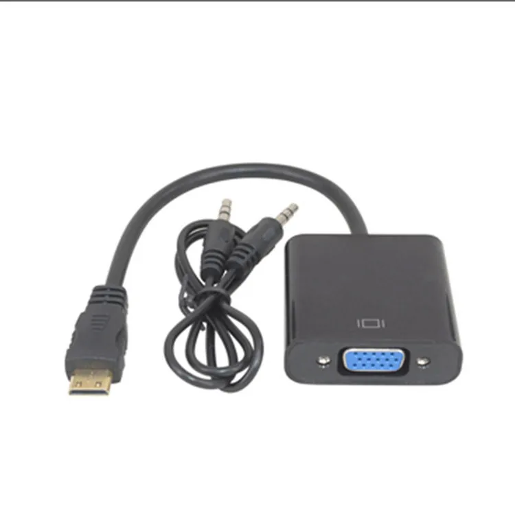 Высокое качество HDMI в VGA адаптер мужской Famale конвертер 1080P цифро аналоговый видео
