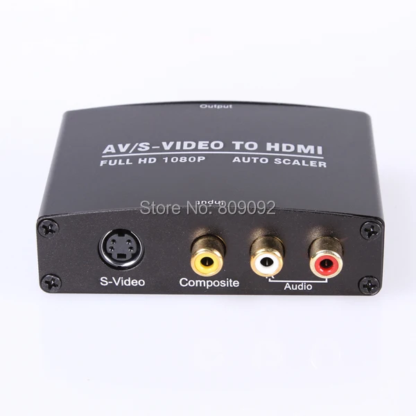AV S video TO HDMI Component HD HDTV Video Audio Converter Adapter For