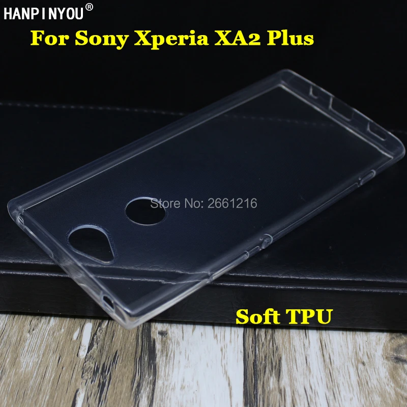 

For Sony Xperia XA2 Plus XA2+ 6.0" New Ultra Thin Soft TPU Camera Protect Silicon Gel Transparent Case Back Cover