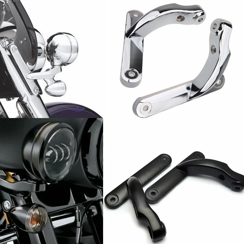 Мотоциклетная хромированная лампа с корпусом для Harley Street Glide 4 1/2 &quotсветодиодный