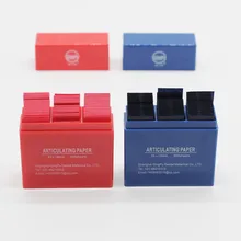 Bandes de papier articulées, 55x18mm, 300 feuille/boîte pour produits de laboratoire, dentiste