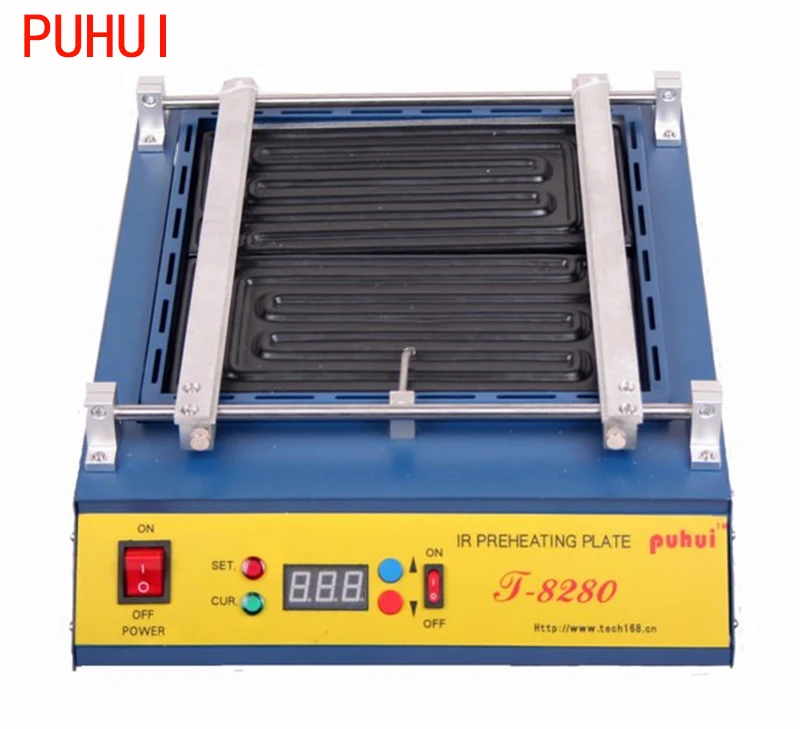 PUHUI T8280 220 V/110 V ИК-подогрев печи T-8280 подогрева пластины инфракрасного предварительного нагрева паяльная станция PCB SMD BGA ремонт припоя