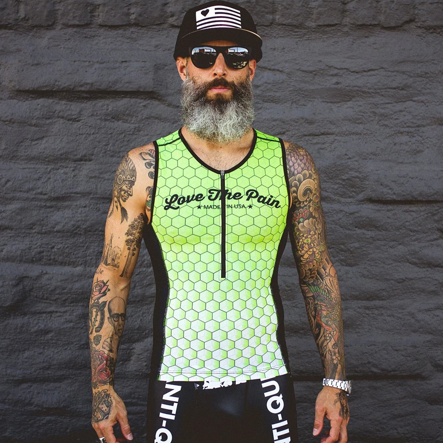 

High Quality 2019 Pro Team Triathlon Suit men's Cycling Skinsuit Jumpsuit Bike Jersey Maillot Cycling Ropa ciclismo set Hombre