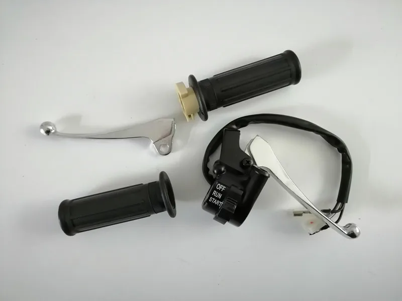 7/8'' 22mm Throttle Grips Brake Lever Switch Kit for Yamaha PW50in