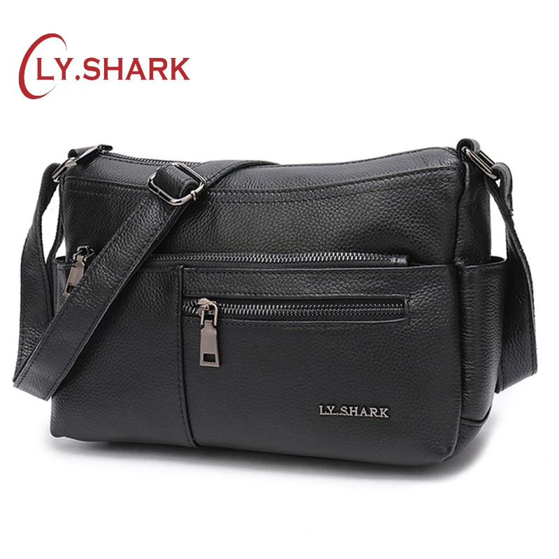 Ladies Over The Shoulder Leather Bags IUCN Water