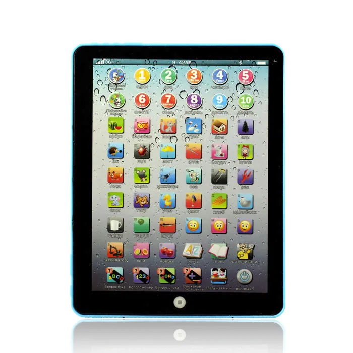 

Russian alphabet computer learning education machine puzzle tablet toy gift for kids-17
