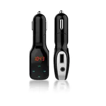 Eincar Wireless Bluetooth MP3 Player FM Transmitter Hands-free Calling Car Kit Wireless Sound Transmission Dual-USB Charger