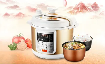 

Electric Pressure Cookers Intelligent electric pressure cooker double bravery 5 litre intelligent rice NEW