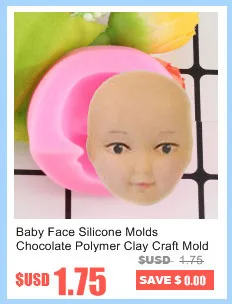 3D Baby Face Силиконовая Форма Sugarcraft Инструменты для украшения тортов из мастики Полимерная глина шоколадные конфеты форма для мастики формы для мыла и глины