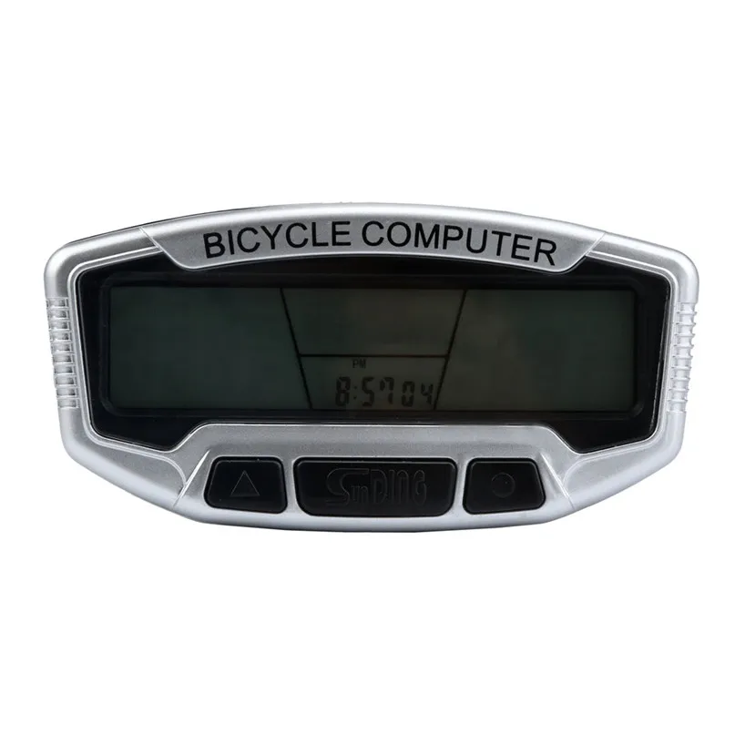 Wilreless Bicycle Cycle Computer Bike Speedo Speedometer Large display+ Backlight Bicycle Accessories Stopwatch #2A25 (5)