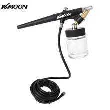 Аэрограф с одним действием аэрограф в наборе Пескоструйный Аппарат для макияжа художественная Татуировка-картина Маникюр 0,8 мм Краскораспылитель пистолет стеклянные бутылки