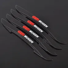 4 sztuk drzwi samochodu Anti-kolizji Rub zderzak taśmy osłony korzystając z łączy z boku Protector naklejki zadrapania dla Honda do obiektu Mugen Civic Accord crv Jazz Hrv