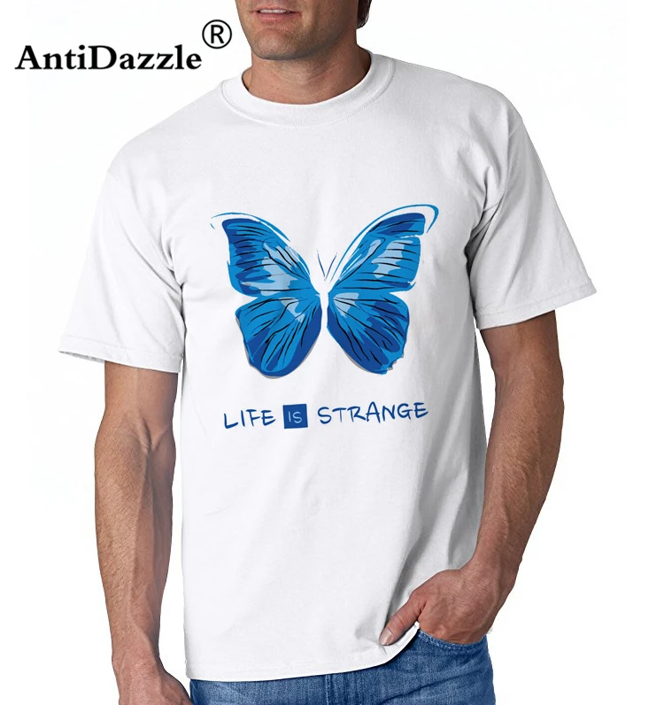 Antidazzle футболки повседневное брендовая одежда Regular Life Is Strange для мужчин короткие