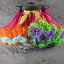 Г., лидер продаж, юбка-пачка для маленьких девочек юбка-пачка радужные Юбки пышные юбки-американки для девочек