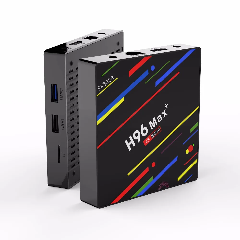 H96 Max plus Android 9 0 ТВ приставка RK3328 4 ГБ 32 64 Гб USB 3 2 4G/5G H.265 двойной wifi Bluetooth 4K HD max +