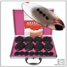 16 шт./компл. Лечебный массаж камень из натуральной лавы комплект горячие спа рок Базальт камень с нагревателем окне CE и сертификат безопасности материала по ограничению на использование опасных материалов в производстве камень с теплой энергией