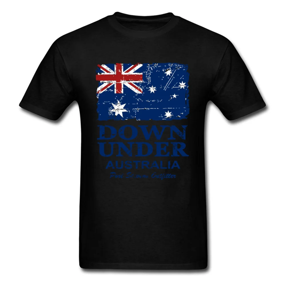Vintage Australia Flag_black