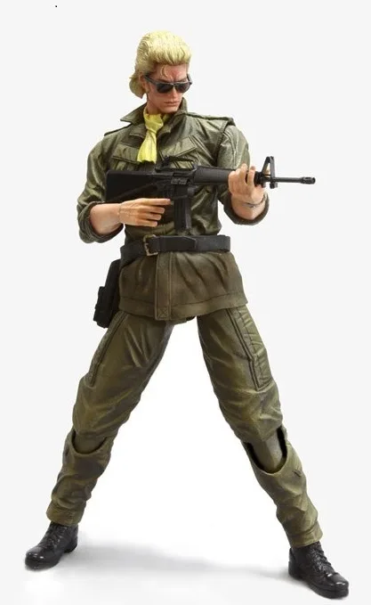 Play Arts Kai Metal Gear Solid Peace Walker Miller ПВХ фигурка игрушка аниме металлическая Шестерня 26