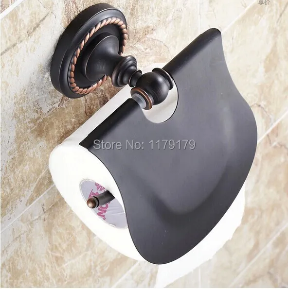 Европейский классический стиль черный bronzep апера держатель для туалетной бумаги ванной accessoriesTC5410