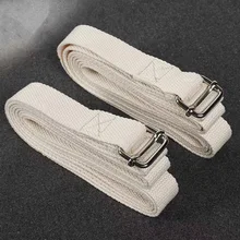 Пояс для йоги, хлопок, трикотажный, эластичная лента для начинающих, веревка для йоги, растягивающий пояс, растягивающий вспомогательный, формирующий фитнес