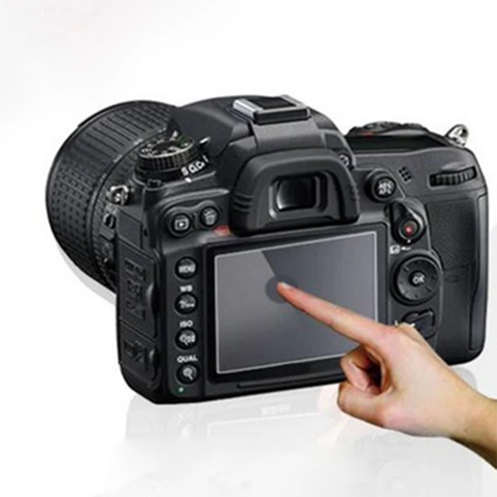 Водонепроницаемый Камера оптическое закаленное Стекло ЖК-дисплей Экран Панель Защитная экранная пленка 0,4 мм HD Защитная крышка для Nikon D3100 D3200 D3300