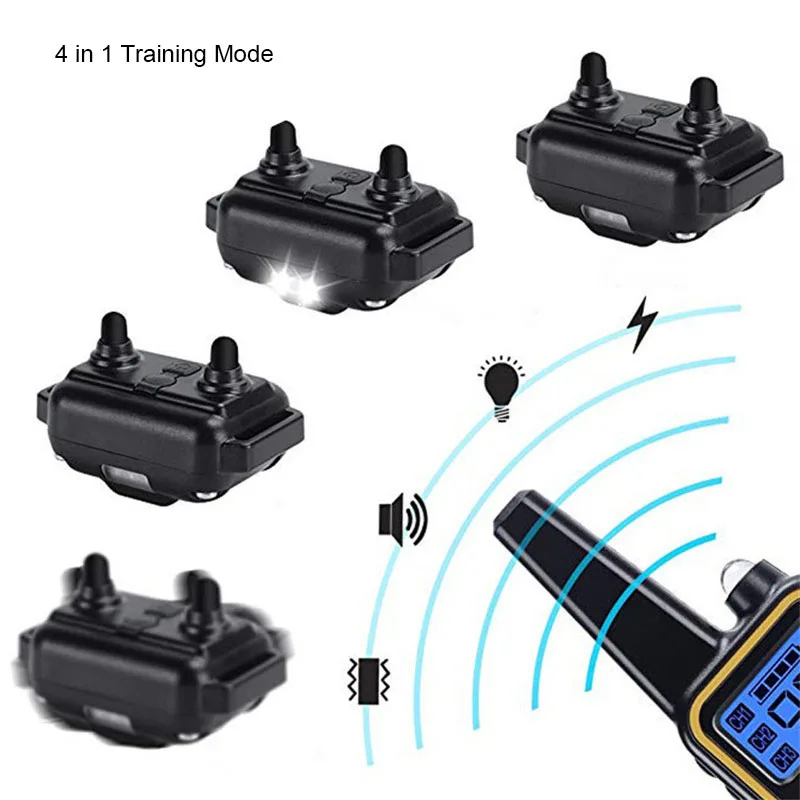 Remote Control 3 Dog Training Collars (4)