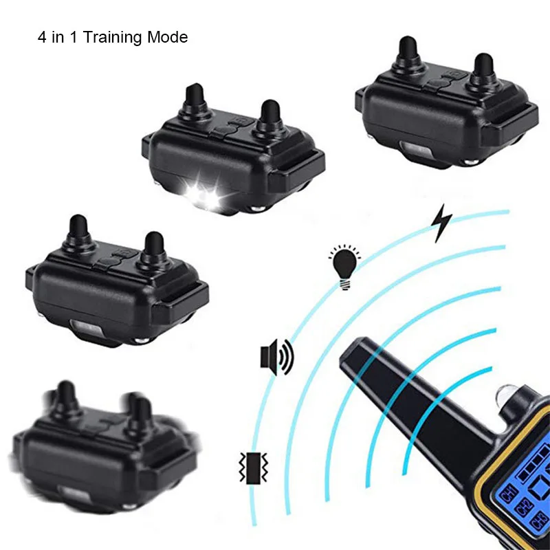 controle remoto contra latidos, acessórios para treinamento do cachorro, à prova d'água