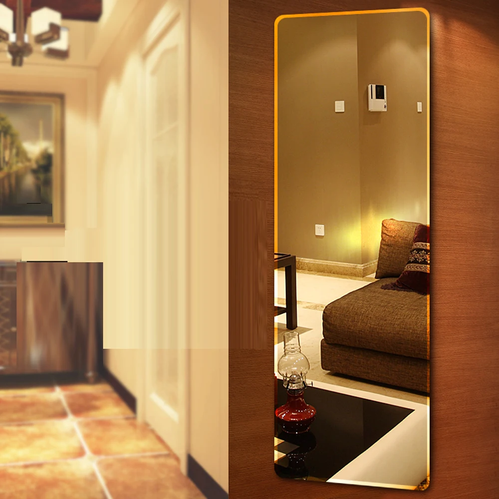 Us 278 0 Floor Mirror Full Length Dressing Mirror Wall Hanging Paste Simple Frameless Mirror Bedroom Wardrobe Fitting Mirror Wx8241113 In Bath