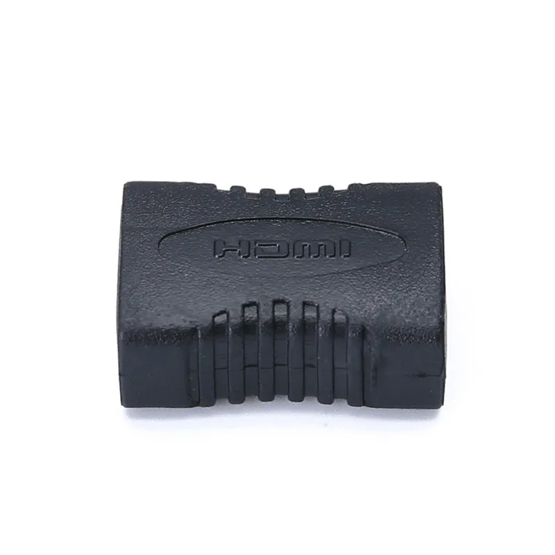 High Quality Black HDMI Female to HDMI Female Connector Extender HDMI Cable Cord Extension Adapter Converter 1080P High Quality Black HDMI Female to HDMI Female Connector Extender HDMI Cable Cord Extension Adapter Converter 1080P