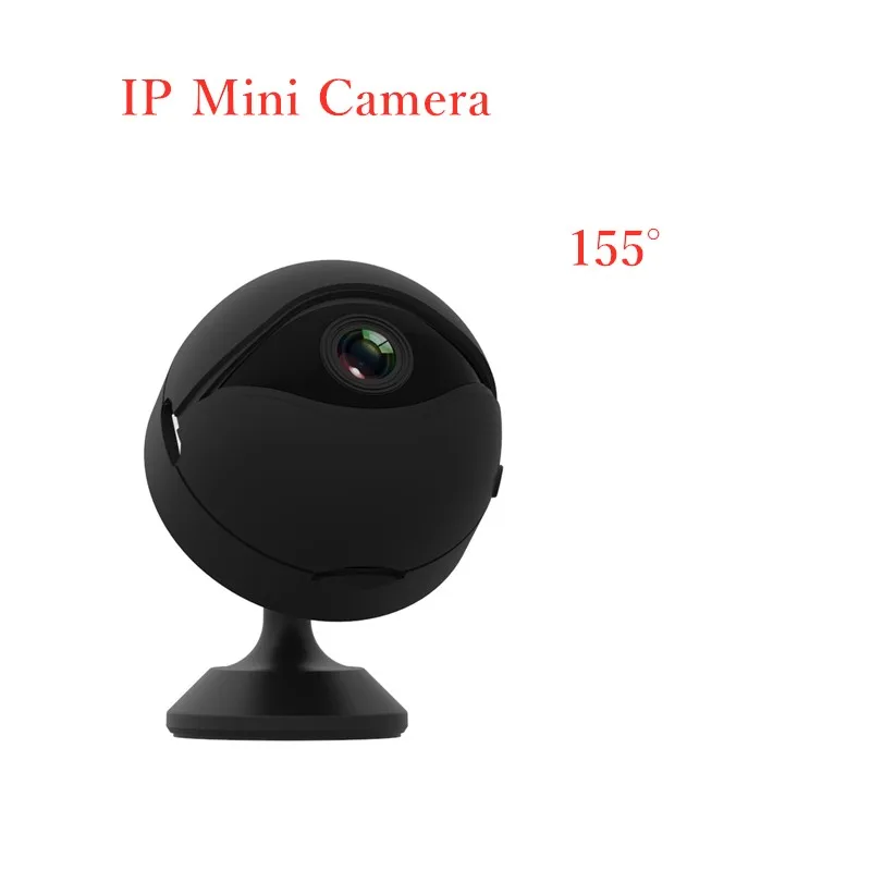 

Mini Wifi Camera IP Wireless Cam Remote Control App Support Motion Detection 155 Degree Wide Angle IR Night Vision Secret HD