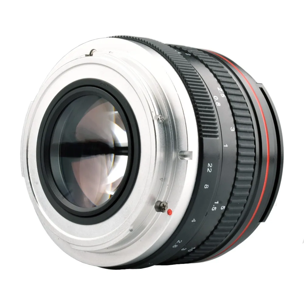 Lightdow 50 мм F1.4 большой апертуры портрет ручной фокусировки объектив камеры для Canon 550D 760D 77D 80D 5D4 Nikon D5100 D7100 D810 D750