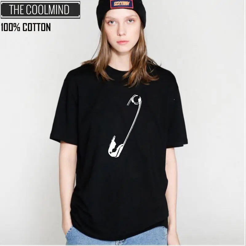 COOLMIND QI0255 100% القطن فضفاض مضحك المرأة تي شيرت عارضة قصيرة الأكمام بارد النساء T قميص س الرقبة الصيف التي شيرت الإناث المحملات COOLMIND QI0255 100% القطن فضفاض مضحك المرأة تي شيرت عارضة قصيرة الأكمام بارد النساء T قميص س الرقبة الصيف التي شيرت الإناث المحملات