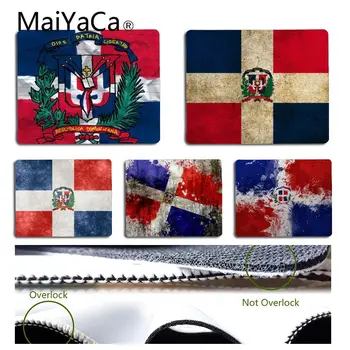 

MaiYaCa New Dominikaanske Flagge Gamer Speed Mice Retail Small Rubber Mousepad Keyboards Mat Rubber Gaming mousepad Desk Mat