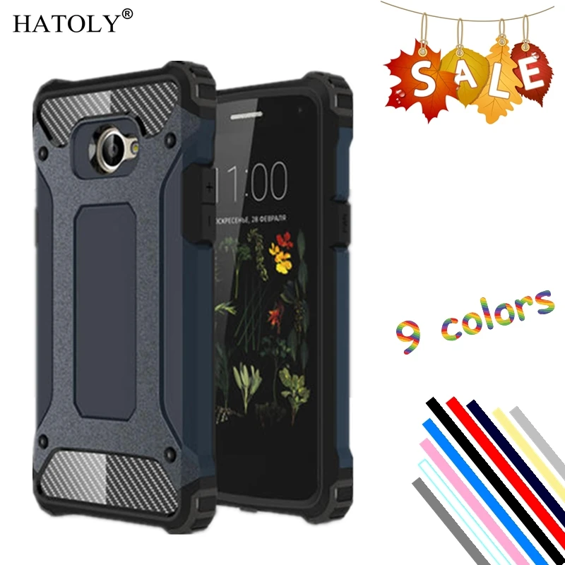 HATOLY sFor Cover LG K5 Case Silicone Rubber Armor Protective Hard Back