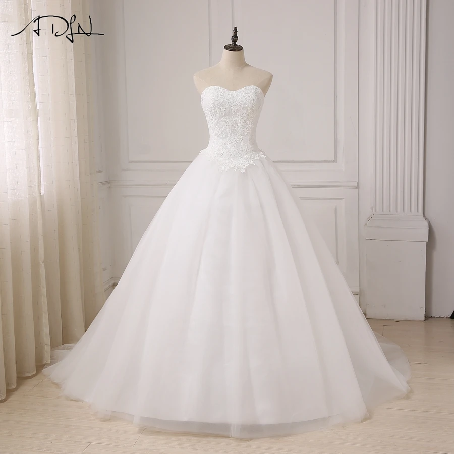ADLN Robe De Mariage Princesse Blanc/Ivoire robe de Bal ...