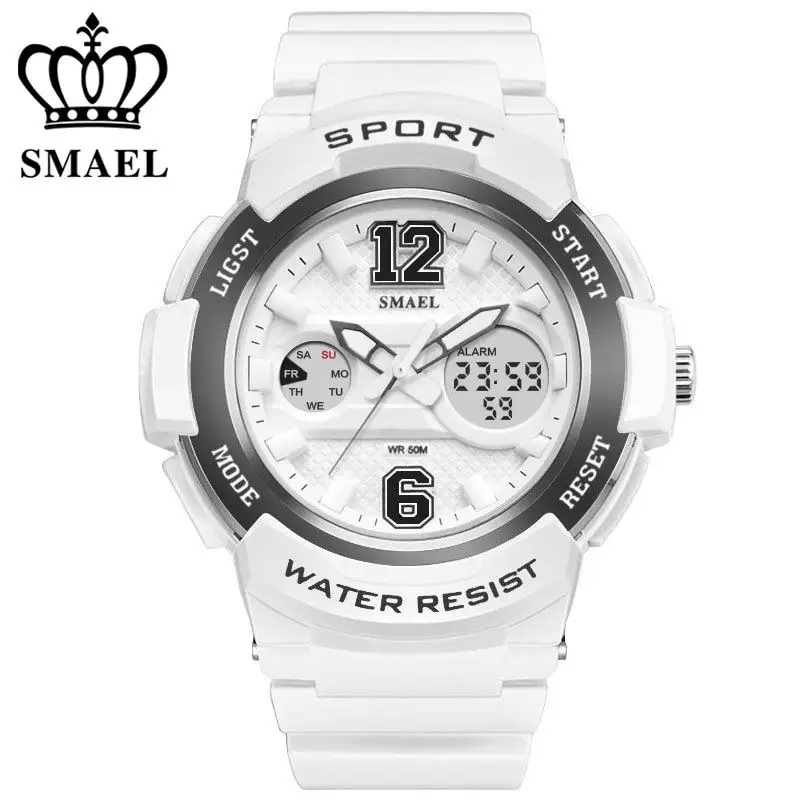 

SMAEL Quartz-watch Fashion Men Casual Watches Quartz Watch Women Waterproof Jelly Female Clock Hours Ladies Women Watches