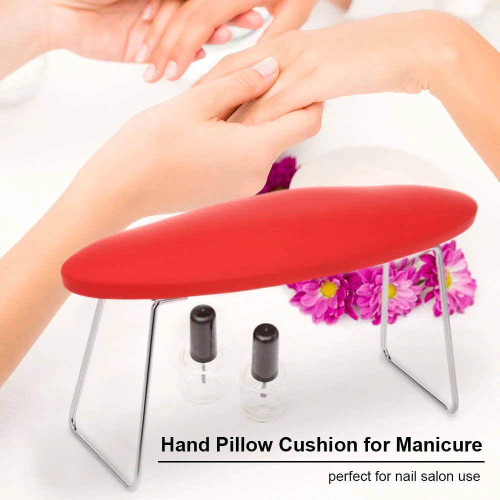 

1Pcs Nail Art Hand Pillow Leather Hand Arm Rest Holder Cushion Arm Rest Pillow Holder Professional Nail Salon Tool Nail Art Tool