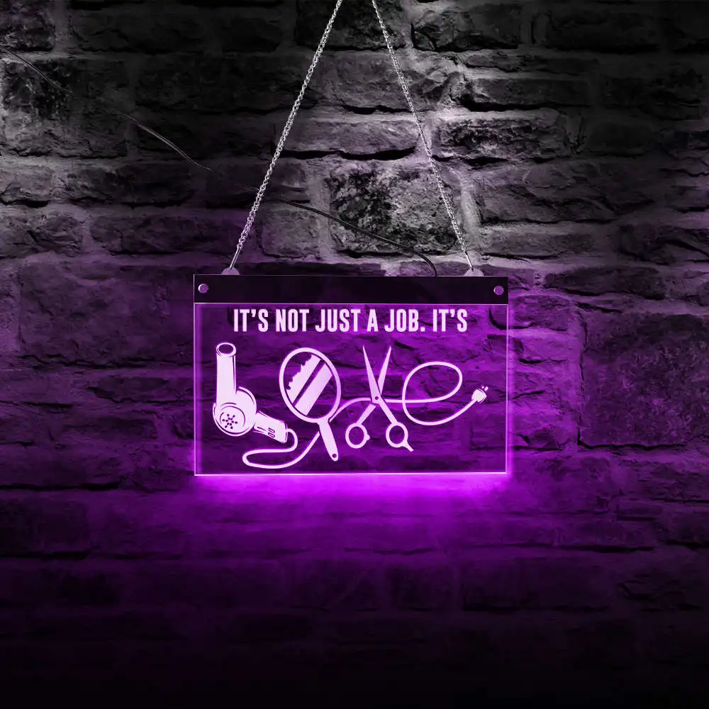 Us 22 5 10 Off It S Not Just A Job Barber Motivational Quote Led Neon Sign Beauty Salon Club Lighting Business Logo Hairdresser Wall In Us 22 5 10 Off It S Not Just A Job Barber Motivational Quote Led Neon Sign Beauty Salon Club Lighting Business Logo Hairdresser Wall In