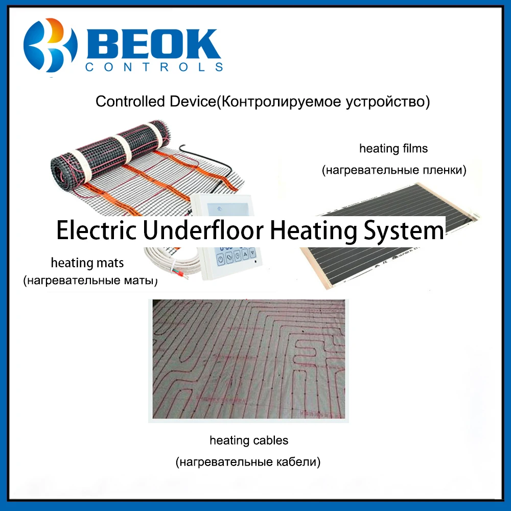 Beok Smart WIFI Floor Thermostat for Electric