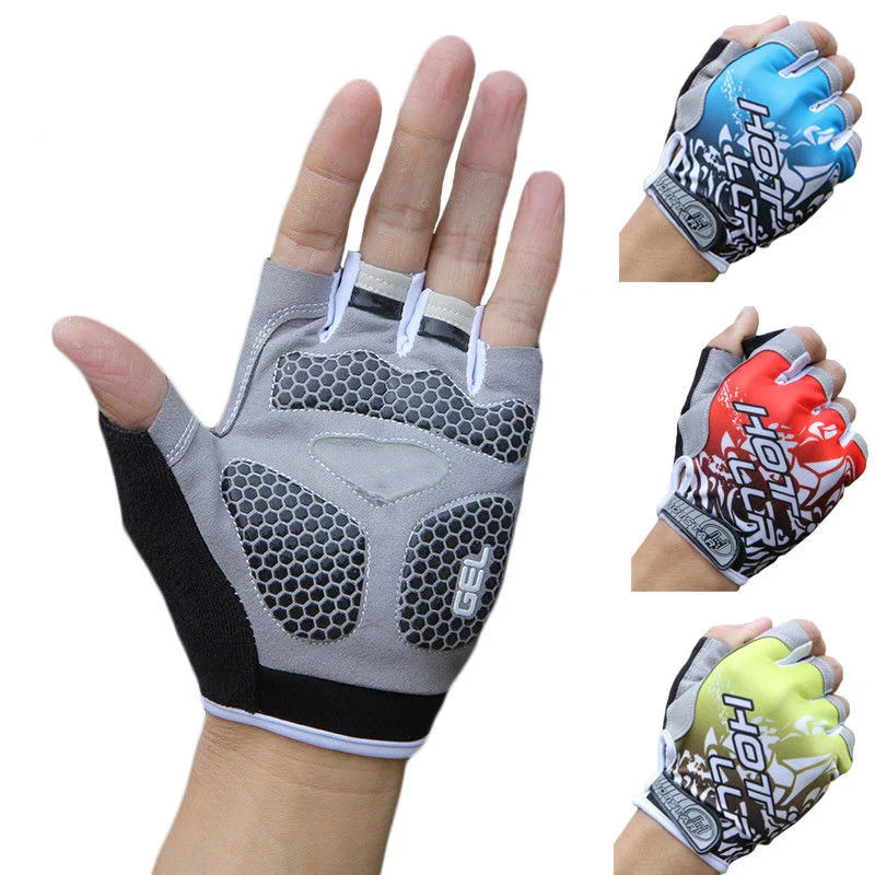 

Men & Women's Sports 3D Gel Padded Anti-Slip Gloves Gym Fitness Weight Lifting Body Building Exercise Training Workout Crossfit