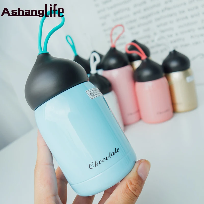 Cute Mini Thermos Cup chocolate Style Lovely Stainless Steel Mug