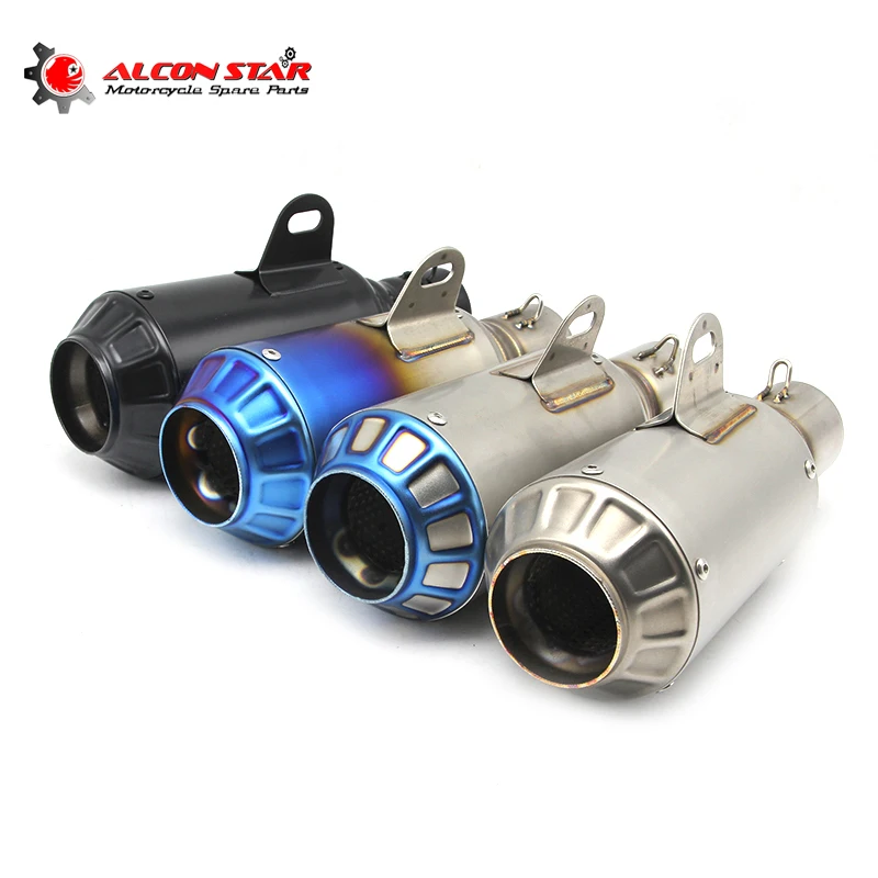 Alconstar-51mm de la motocicleta Yoshimura de Escape Moto de Akrapovic silenciador tubo CB400 TMAX530 GSXR Z750 Z800 MT07 MT09 Duque