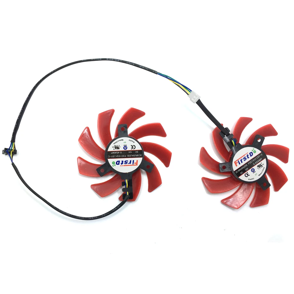 Оригинальный 85 мм FDC10H12S9 C 4PIN PC Вентилятор охлаждения GPU Графический вентилятор