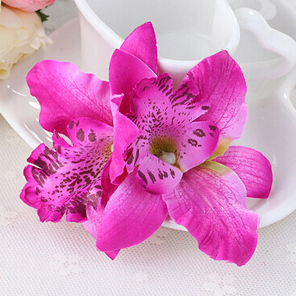 6 цветов в богемном стиле Орхидея пион свадебные цветы заколки для волос заколка для свадебного украшения аксессуары для волос