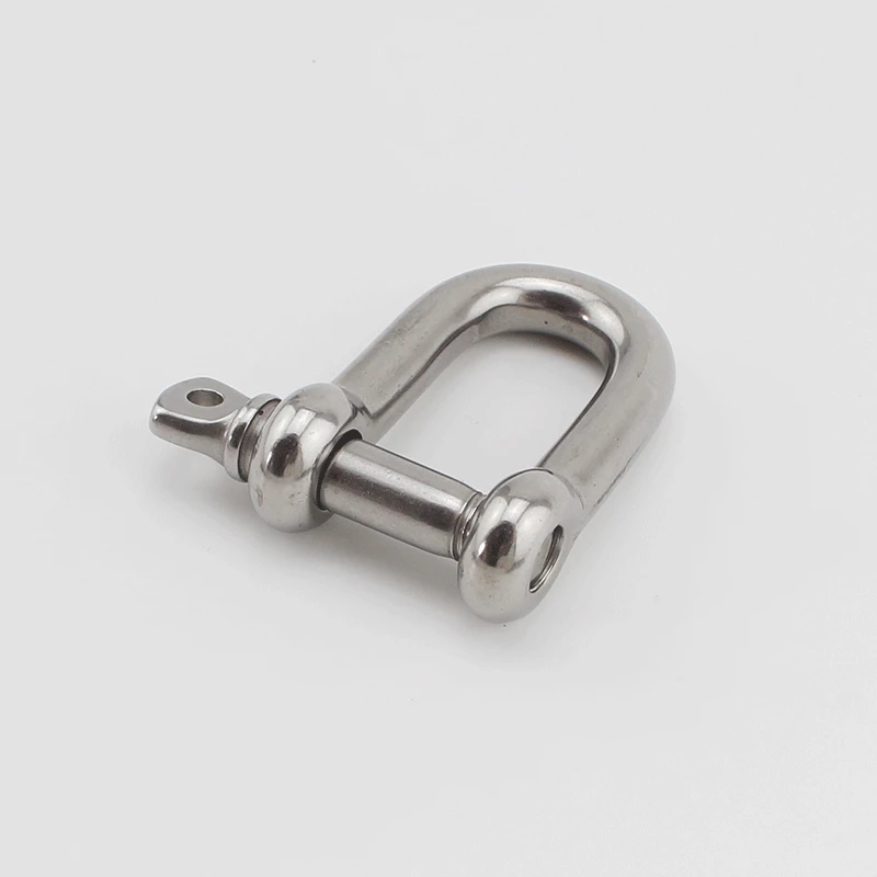 

1PCS/LOT YT525B M10 304 Stainless Steel Type D Shackle Bow Shackle Quick-Release Fastener Load-bearing 320KG Sell at a Loss