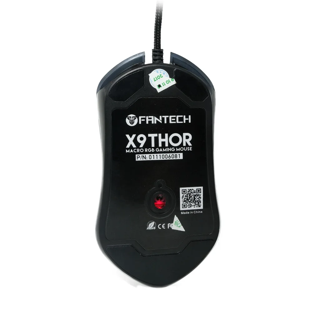 Fantech X9 4800 точек/дюйм USB Проводная 6 кнопок оптическая игровая мышь светодиодный подсветка для ПК