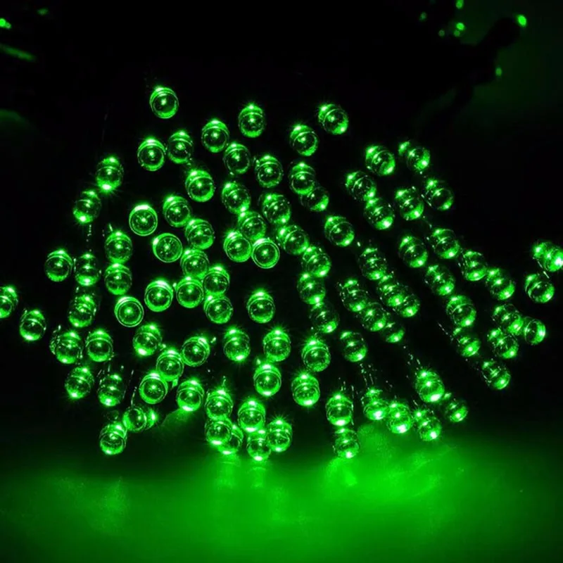 30M 30LLED Led Solar String Lights Warm White RGB Outdoor Waterproof Lawn Lamp luz Solar Panel Lighting Garden Decoration