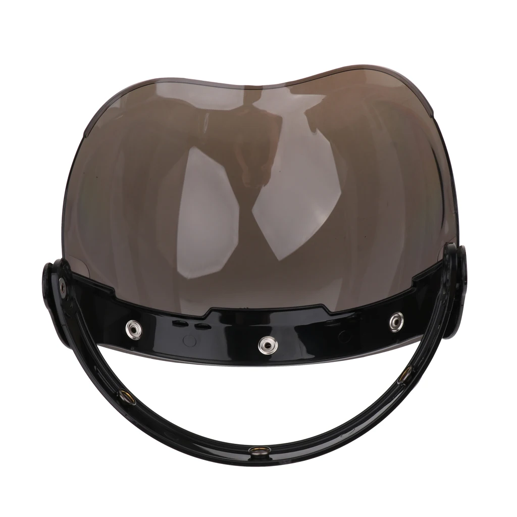 3-Snap Bubble Wind Shield Visor For Bonanza Biltwell Motorcycle Helmet